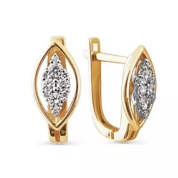 Серьги с бриллиантами Линии Любви