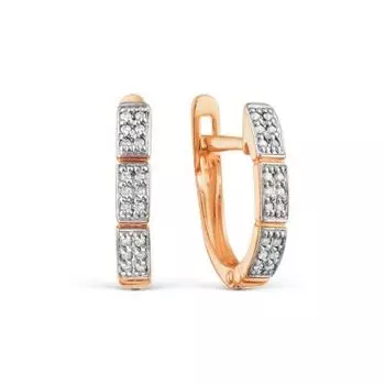 Серьги с бриллиантами Линии Любви