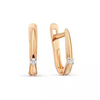 Серьги с бриллиантами Линии Любви