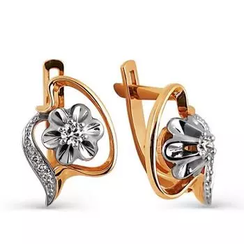 Серьги с бриллиантами Линии Любви