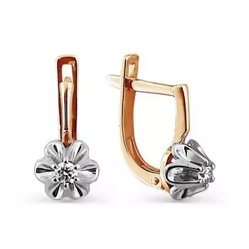 Серьги с бриллиантами Линии Любви