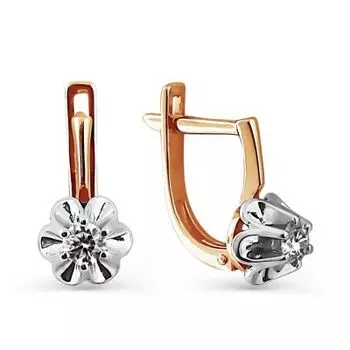 Серьги с бриллиантами Линии Любви