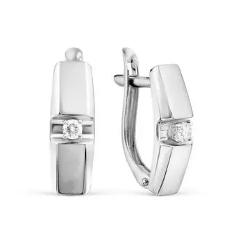 Серьги с бриллиантами Линии Любви