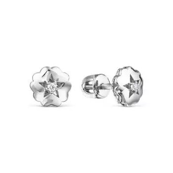 Серьги с бриллиантами Линии Любви