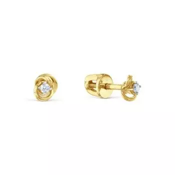 Серьги с бриллиантами Линии Любви