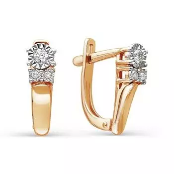 Серьги с бриллиантами Линии Любви