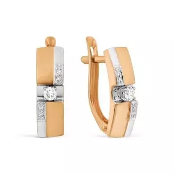 Серьги с бриллиантами Линии Любви