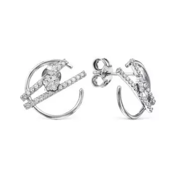 Серьги с бриллиантами Линии Любви