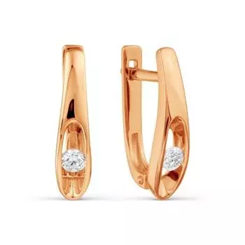 Серьги с бриллиантами Линии Любви