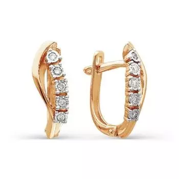 Серьги с бриллиантами Линии Любви