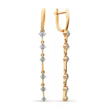 Серьги с бриллиантами Линии Любви