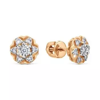 Серьги с бриллиантами Линии Любви