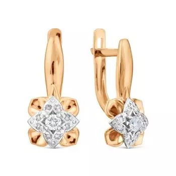 Серьги с бриллиантами Линии Любви