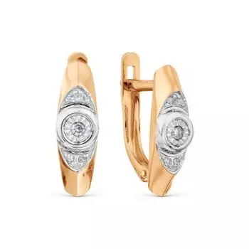 Серьги с бриллиантами Линии Любви