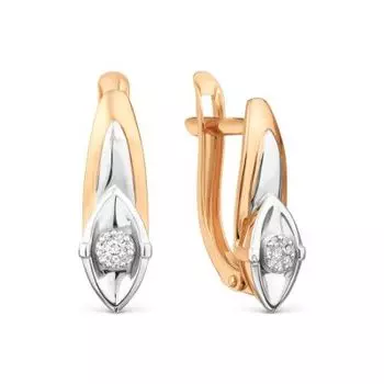 Серьги с бриллиантами Линии Любви