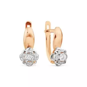 Серьги с бриллиантами Линии Любви