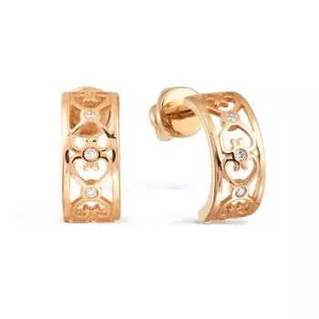 Серьги с бриллиантами Линии Любви