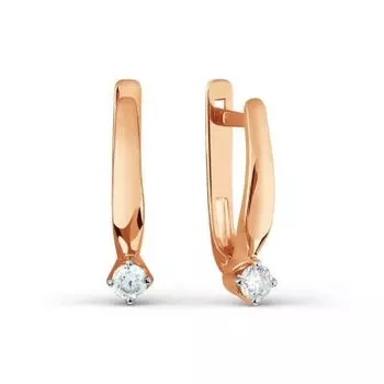 Серьги с бриллиантами Линии Любви