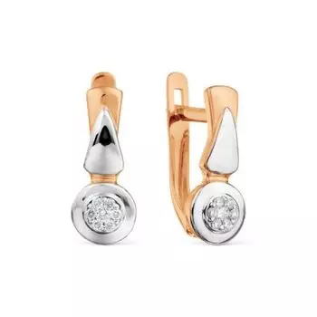 Серьги с бриллиантами Линии Любви