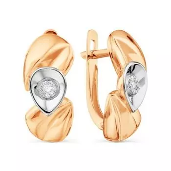 Серьги с бриллиантами Линии Любви