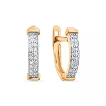 Серьги с бриллиантами Линии Любви