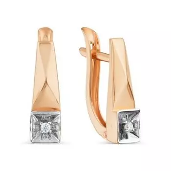 Серьги с бриллиантами Линии Любви