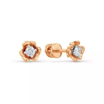 Серьги с бриллиантами Линии Любви