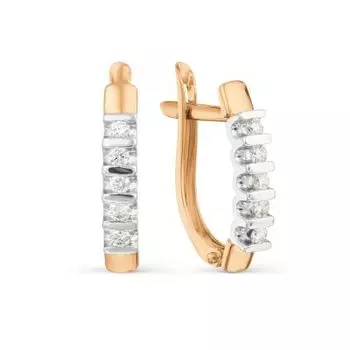 Серьги с бриллиантами Линии Любви