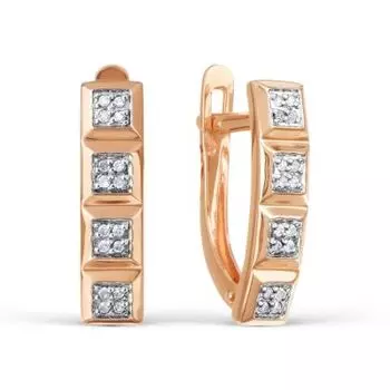 Серьги с бриллиантами Линии Любви