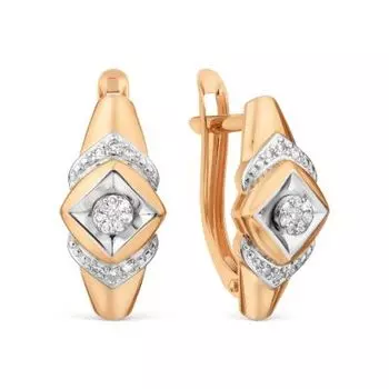 Серьги с бриллиантами Линии Любви