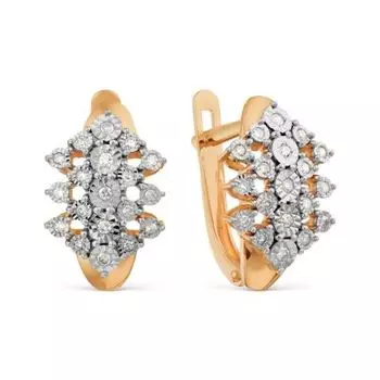 Серьги с бриллиантами Линии Любви