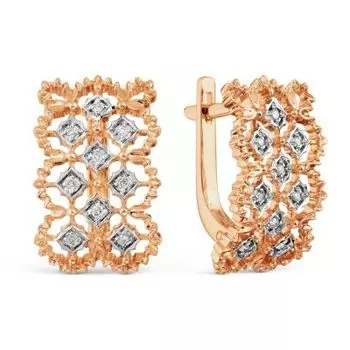 Серьги с бриллиантами Линии Любви