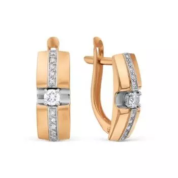 Серьги с бриллиантами Линии Любви