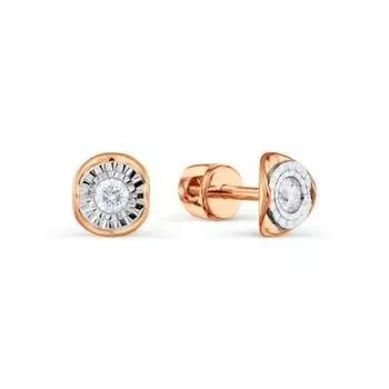 Серьги с бриллиантами Линии Любви