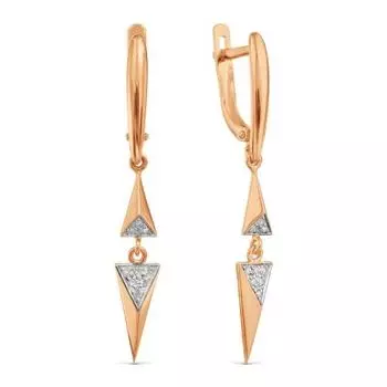 Серьги с бриллиантами Линии Любви