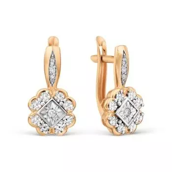 Серьги с бриллиантами Линии Любви