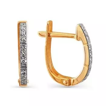 Серьги с бриллиантами Линии Любви