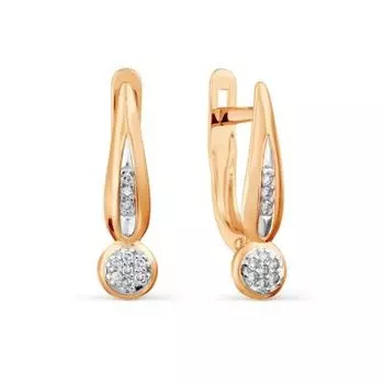 Серьги с бриллиантами Линии Любви