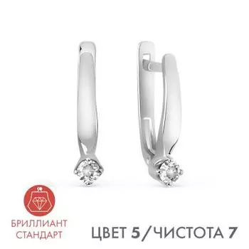 Серьги с бриллиантами Линии Любви