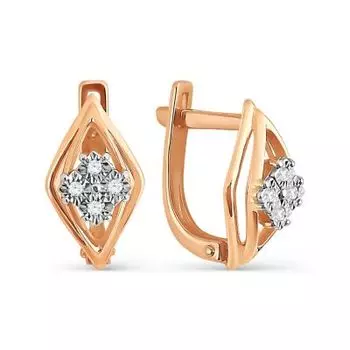 Серьги с бриллиантами Линии Любви