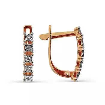 Серьги с бриллиантами Линии Любви