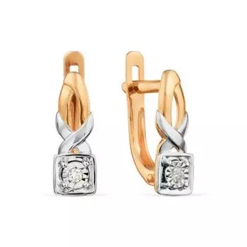 Серьги с бриллиантами Линии Любви