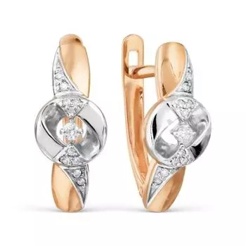 Серьги с бриллиантами Линии Любви