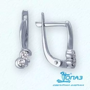 Серьги с бриллиантами Линии Любви