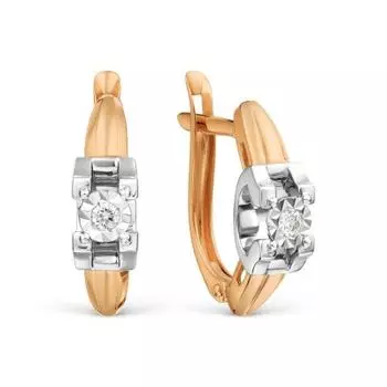 Серьги с бриллиантами Линии Любви