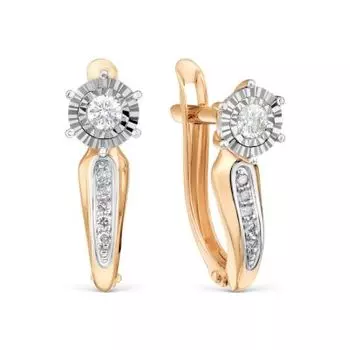 Серьги с бриллиантами Линии Любви