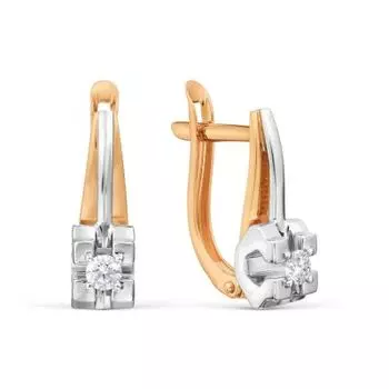 Серьги с бриллиантами Линии Любви