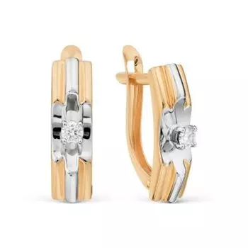 Серьги с бриллиантами Линии Любви