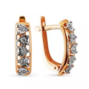 Серьги с бриллиантами Линии Любви