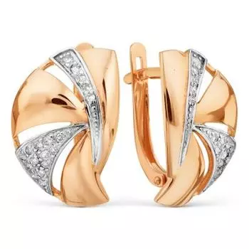 Серьги с бриллиантами Линии Любви